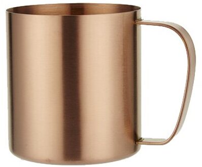 Fda 400Ml Roestvrij Staal Bier Mok Koffie Melk Water Cup Met Handvatten Stevige Drinkwares Outdoor Goud Zilver Rose goud roos goud