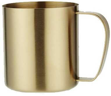 Fda 400Ml Roestvrij Staal Bier Mok Koffie Melk Water Cup Met Handvatten Stevige Drinkwares Outdoor Goud Zilver Rose goud