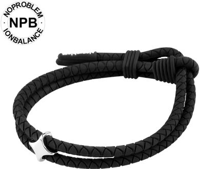 【Fda Registratie] 】Noproblem Negatieve Ion Sport Metalen Ster Armband P215 P215black-zilver