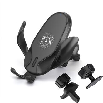 Fdgao 15W Qi Auto Draadloze Oplader Stand Voor Iphone 12 11 Pro Xs Max Xr X 8 Samsung S20 s10 Note 20 Quick Lading Auto Telefoon Houder