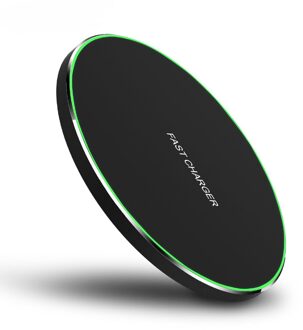 FDGAO 15W Qi Snelle Draadloze Oplader Dock Voor Samsung S9 S10 S10e iPhone X XS XR 8 Huawei Mate 20 P30 Pro Super Quick Opladen Pad zwart