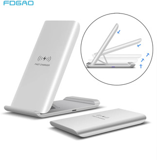 FDGAO 15W Qi Wireless Charger Quick Charge Dock For Samsung S20 S10 S9 Note 10 Fast Charging Stand Pad for iPhone 11 Pro XS XR X