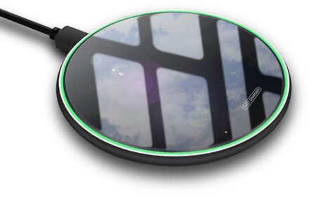 Fdgao 15W Snelle Draadloze Oplader Voor Xiaomi Mi 9 Samsung S10 S9 Note 9 Iphone 11 Pro X Xs max Xr 8 Qi Inductie Opladen Dock Pad zwart