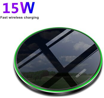 Fdgao 30W Snelle Qi Draadloze Oplader Voor Samsung S20 S10 Note 20 Iphone 12 Pro Max 11 8 X xs Xr Xiaomi Mi 10 9 Huawei Mate 40 Pro 15W zwart