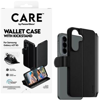 Feature Wallet Case w. Kickstand voor de Samsung Galaxy A37 (5G) - Zwart