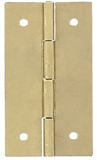 Federale Scharnier - Massief Messing - 30x15 Mm - 6 Stuks