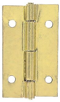 Federale Scharnier - Messingstaal - 15x9 Mm - 4 Stuks