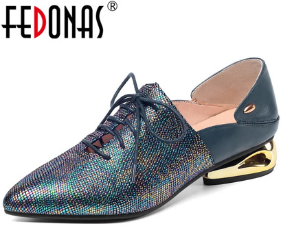 FEDONAS Elegent Shallow Women Spring Autumn Genuine Leather Mixed Color High Heels Party Shoes Woman Chelsea Boots Office Ladies