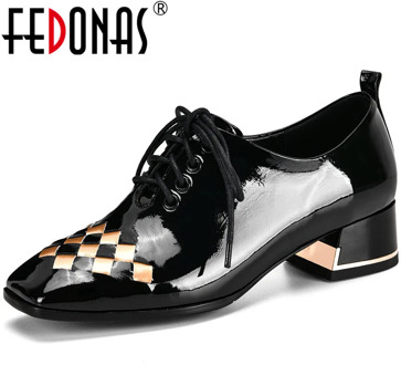 FEDONAS Mixed Colors Cross Tied Shoes For Women Genuine Leather High Heels Pumps 2020 New Spring Summer Office Lady Shoes Woman