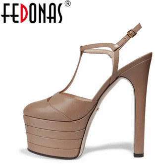 FEDONAS Sexy Ultra High Heels Women Pumps Sexy Platforms Party Wedding Shoes Woman Heels Prom Pumps Quality Women Shoes Sandals