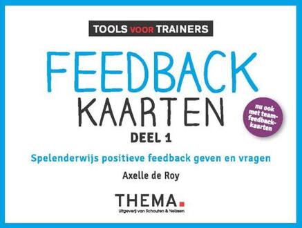 Feedbackkaarten / 1 - Tools Voor Trainers - (ISBN:9789462721258)