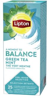 Feel good selection - Green tea mint - 25 Tea bags