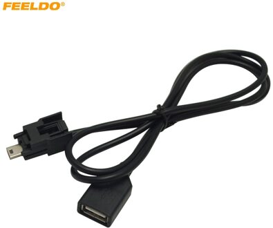 Feeldo 1 Pc Car Audio Radio Usb Naar Mini Usb Poort Switch Kabel Adapter Voor Nissan X-Trail Tenna bluebird Sylphy # CT5661