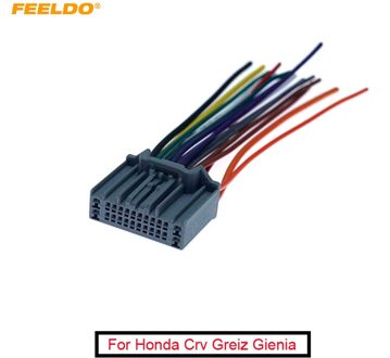 Feeldo 20Pcs Car Stereo Audio Radio Kabelboom Adapter Voor Honda Crv Greiz Gienia Envix Cd Speler Plug Kabel # CT926