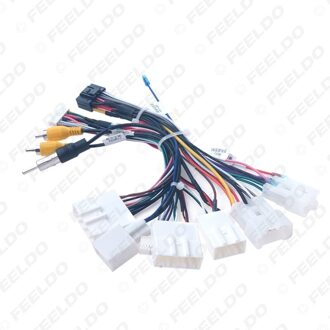 Feeldo Auto 16-Pin Android Kabelboom Power Cable Adapter Met Canbus Voor Toyota Highlander/C-HR/Levin/Wildlander A enkel en alleen kabel