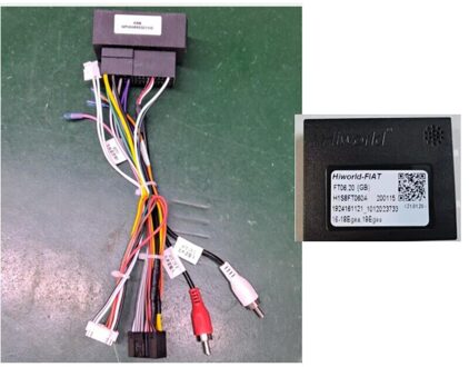 Feeldo Auto 16pin Android Stereo Power Kabelboom Kabel Adapter Met Canbus Voor Fait Egea AB kabel-canbus doos