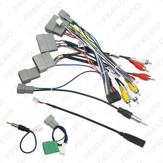 Feeldo Auto 16Pin Android Stereo Power Kabelboom Met Canbus + Usb Voor Honda Civic 1.5T(16-19)/Crv (17-19)/Wind +) A enkel en alleen kabel