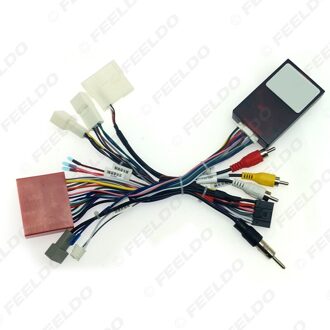 Feeldo Auto 16pin Audio Kabelboom Met Canbus Box Voor Mazda 6 CX-5 Stereo Installatie Draad Adapter AB kabel-canbus doos