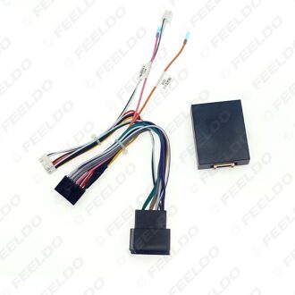 Feeldo Auto 16pin Audio Kabelboom Met Canbus Box Voor Mercedes-Benz A-Klasse Aftermarket Stereo Installatie Draad adapter AB kabel-canbus doos