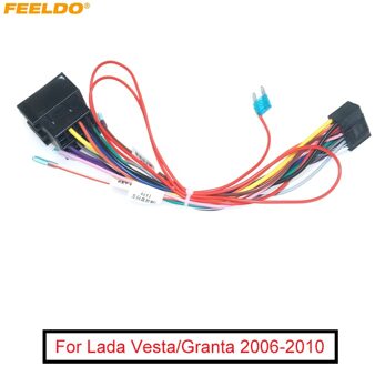 Feeldo Auto 16pin Audio Kabelboom Voor Lada Vesta/Granta Aftermarket Stereo Installatie Draad Adapter