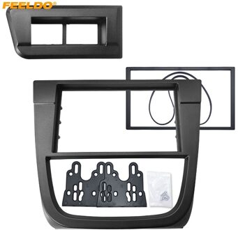 Feeldo Auto 2DIN Radio Fascia Frame Voor Volkswagen Gol G5/Voyage/Saveiro Stereo Dash Panel Plate Frame Installatie mount Kit 178x102mm