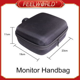 Feelworld Monitor Handtas Camera Draagtas (9.06X7.48X4.33 ") voor Feelworld LUT7S FW279 T7 FW703 FW759 FH7 7 Inch Field Monitor