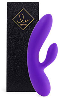 FeelzToys Lea Vibrator met Glitters USB-oplaadbaar Paars - GEEN