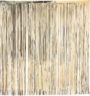 Feeric lights & Christmas Engelenhaar/lametta slierten - 10x - goud - 50 x 50 cm - folie - kerstboomversiering