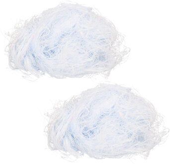 Feeric lights & Christmas Engelenhaar - wit - 100 gram - synthetisch - kerstboom versiering lamettahaar