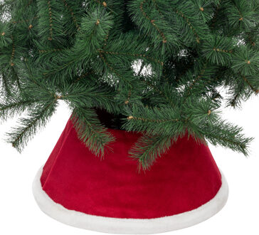 Feeric lights & Christmas Feeric Christmas kerstboomrok - kerstman - rood - D56 x H32 cm - Kerstboomrokken