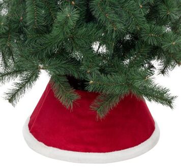 Feeric lights & Christmas Feeric Christmas kerstboomrok - kerstman - rood - D56 x H32 cm - Kerstboomrokken