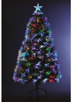 Feeric lights & Christmas Feeric lights and christmas - fiber kerstboom - H120 cm - met licht - Kunstkerstboom Groen