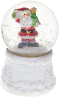 Feeric lights & Christmas Feeric Lights sneeuwbol met licht - kerstman - D4,5 x H7 cm - Sneeuwbollen Multikleur