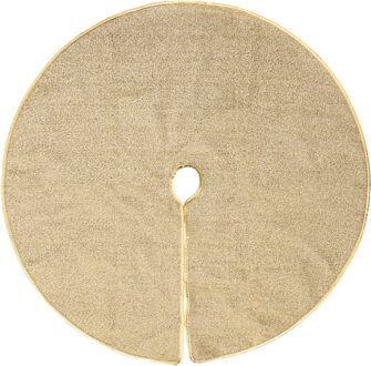 Feeric lights & Christmas Kerstboomrok - goud - glitter - D90 cm - polyester - kerstboomkleed - kerstversiering?