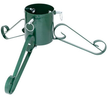 Feeric lights & Christmas Kerstboomstandaard - groen - metaal - sierlijk- voor kerstboom tot 250 cm - kerstboomvoet