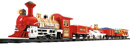 Feeric lights & Christmas Lichtgevende kersttrein - 26-delig - met muziek - 133 x 20 x 74 cm - LED - kerstboom trein