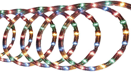 Feeric lights & Christmas Lichtslang/slangverlichting 6 meter met 108 lampjes gekleurd