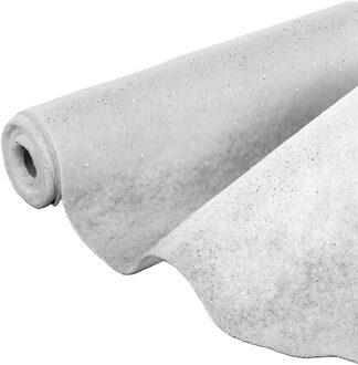 Feeric lights & Christmas Sneeuwdeken/sneeuwtapijt - 2x - wit - glitters - 30 x 300 cm - polyester - kerstversiering?