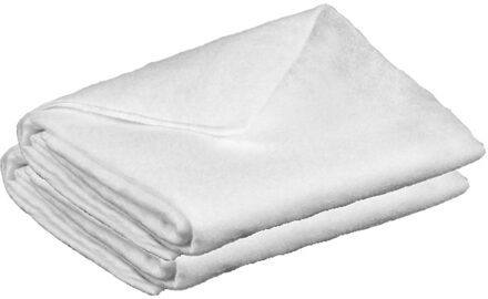 Feeric lights & Christmas Sneeuwdekens/sneeuwtapijt - 2x stuks - wit - 100 x 100 cm - polyester