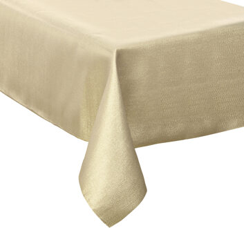 Feeric lights & Christmas Tafelkleed - goud sparkling - 140 x 240 cm - polyester - tafellaken