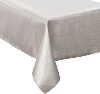 Feeric lights & Christmas Tafelkleed - wit sparkling - 140 x 240 cm - polyester - tafellaken - kerstdiner / d