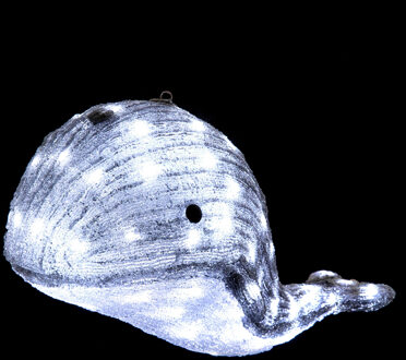 Feeric lights & Christmas Verlichte walvis - 48 cm - 70 LED lampjes - kunststof - kerstverlichting figuren