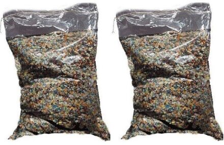 Feest confetti snippers ca. 10 kilo - Confetti Multikleur