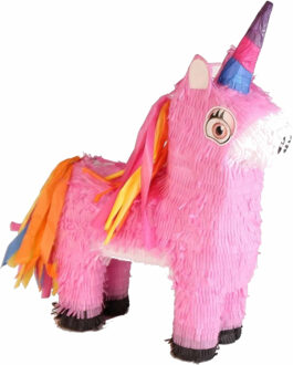 Feest pinata eenhoorn 40 cm - Pinatas Roze