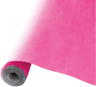 Feest tafelkleed op rol - fuchsia roze - 120cm x 5m - papier