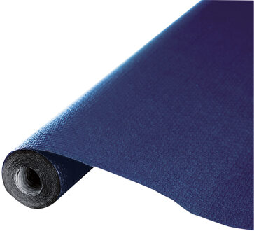 Feest tafelkleed op rol - navy blauw - 120cm x 5m - papier
