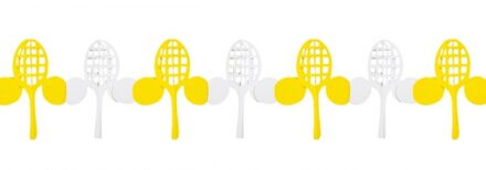 Feest thema slinger Tennis 3 meter Multi
