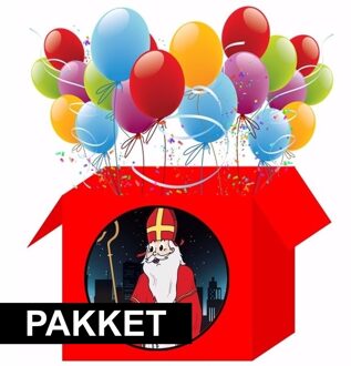 Feest welkom Sinterklaas versiering pakket - Feestpakketten