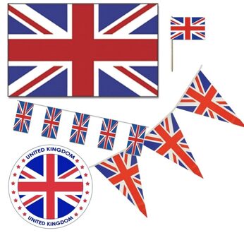 Feestartikelen Groot Brittannie versiering pakket