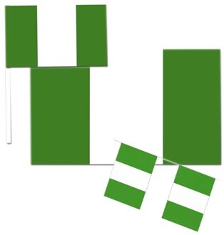 Feestartikelen Nigeria versiering pakket - Nigeria landen thema decoratie - Nigeriaanse vlag
